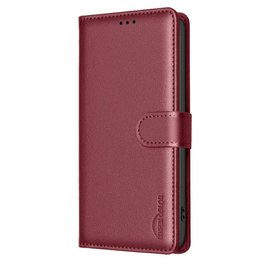 For OnePlus 13 Litchi Texture RFID Anti-theft Leather Phone Case(Red) by buy2fix