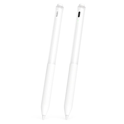For Redmi Smart Pen 2pcs/Set Transparent Jelly Series Stylus Pen Silicone Protective Cover(White) - Pencil Accessories by buy2fix | Online Shopping UK | buy2fix