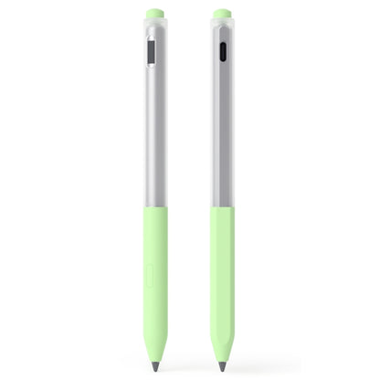For Lenovo Gen3 Stylus Pen 2pcs/Set Jelly Series Stylus Pen Silicone Protective Cover(Matcha Green) - Pencil Accessories by buy2fix | Online Shopping UK | buy2fix