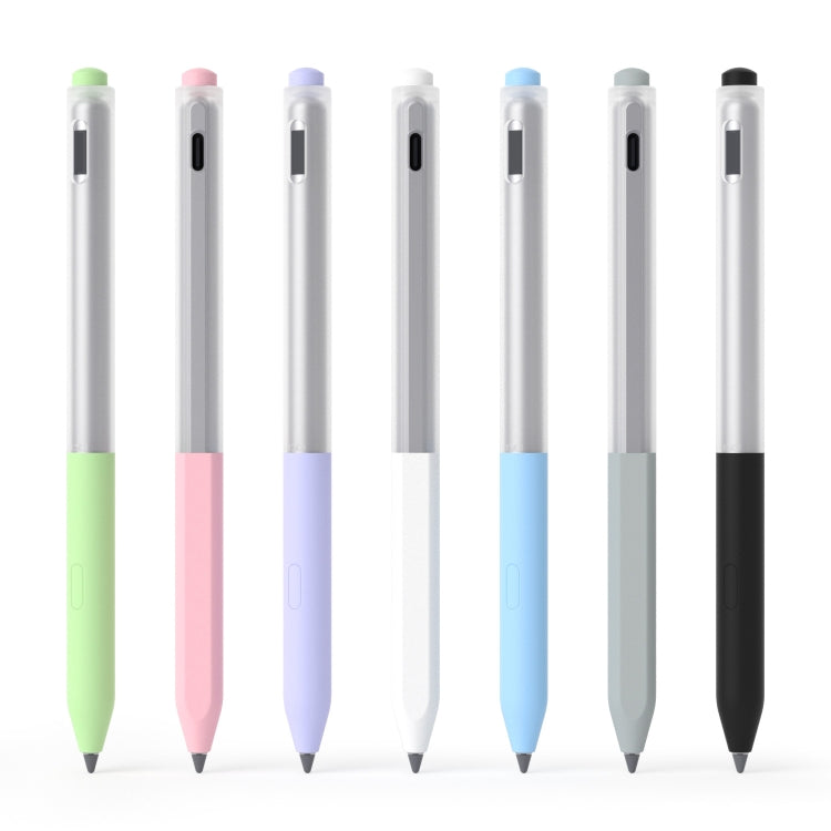 For Lenovo Gen3 Stylus Pen 2pcs/Set Jelly Series Stylus Pen Silicone Protective Cover(Sky Blue) - Pencil Accessories by buy2fix | Online Shopping UK | buy2fix