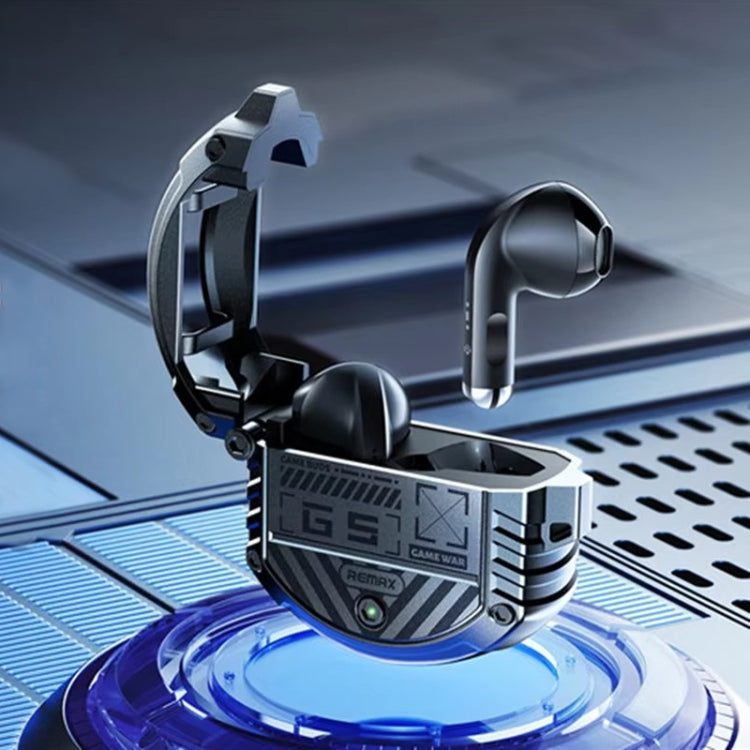 REMAX Gamebuds G5 Thunder Zinc Alloy Noise Reduction Wireless Bluetooth Music Earphones(Black) - Bluetooth Earphone by REMAX | Online Shopping UK | buy2fix