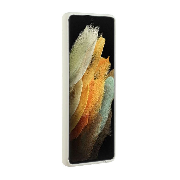 For Samsung Galaxy S25 Ultra 5G Card Slot Design Shockproof TPU Phone Case(White) by buy2fix