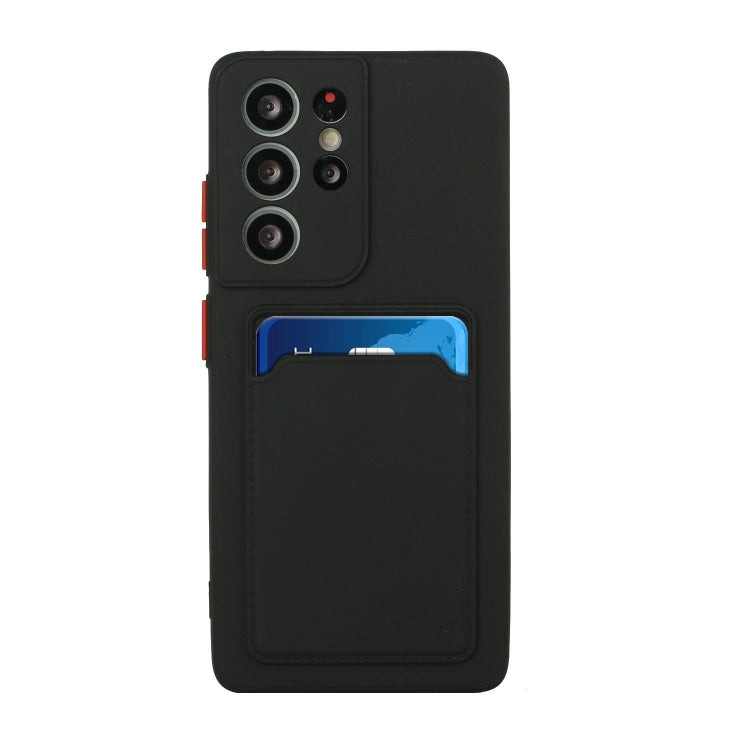 For Samsung Galaxy S25 Ultra 5G Card Slot Design Shockproof TPU Phone Case(Black) by buy2fix