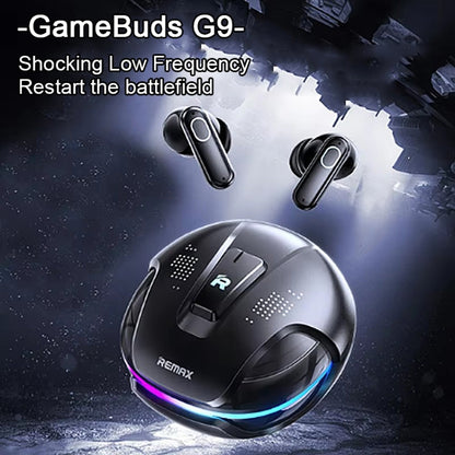 REMAX GameBuds G9 ANC Noise Reduction Gaming Wireless Bluetooth Earphones(Silver) - Bluetooth Earphone by REMAX | Online Shopping UK | buy2fix
