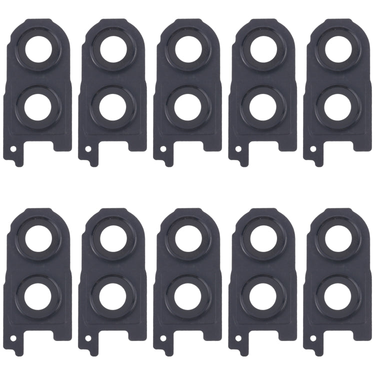 For Samsung Galaxy Z Flip3 5G SM-F711BF 10pcs Rear Camera Lens Cover(Black) - Camera Series by buy2fix | Online Shopping UK | buy2fix