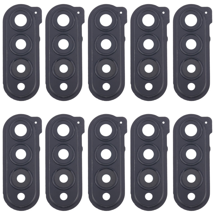 For Samsung Galaxy Z Fold4 SM-F936B 10pcs Rear Camera Lens Cover(Black) - Camera Series by buy2fix | Online Shopping UK | buy2fix