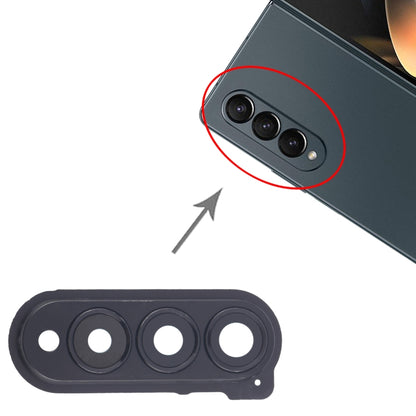 For Samsung Galaxy Z Fold4 SM-F936B 10pcs Rear Camera Lens Cover(Black) - Camera Series by buy2fix | Online Shopping UK | buy2fix