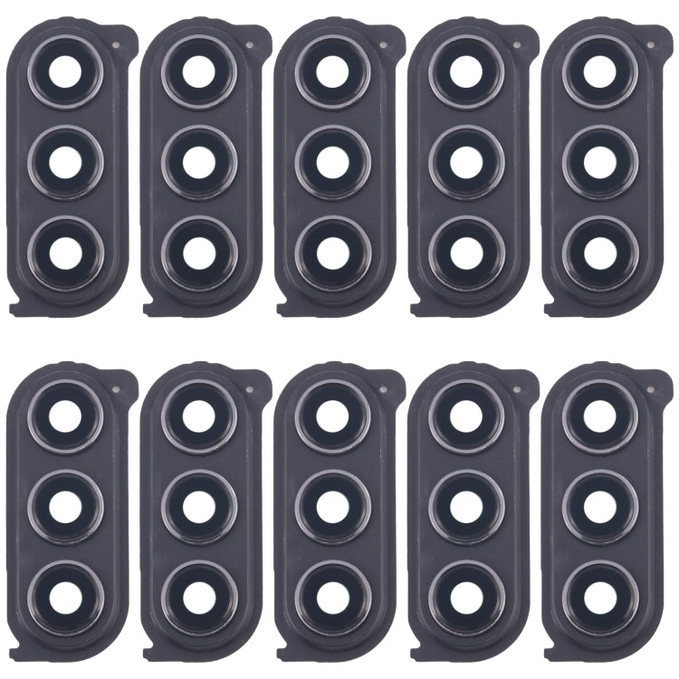 For Samsung Galaxy Z Fold5 SM-F946B 10pcs Rear Camera Lens Cover(Black) - Camera Series by buy2fix | Online Shopping UK | buy2fix