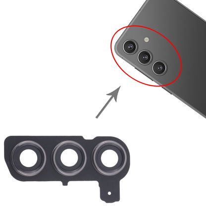 For Samsung Galaxy S24 SM-S921B 10pcs Rear Camera Lens Cover(Black) -  by buy2fix | Online Shopping UK | buy2fix