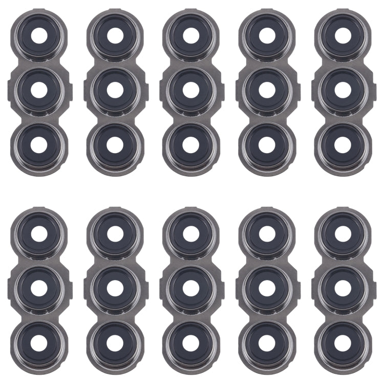 For Samsung Galaxy F55 SM-E556B 10pcs Rear Camera Lens Cover(Black) by buy2fix
