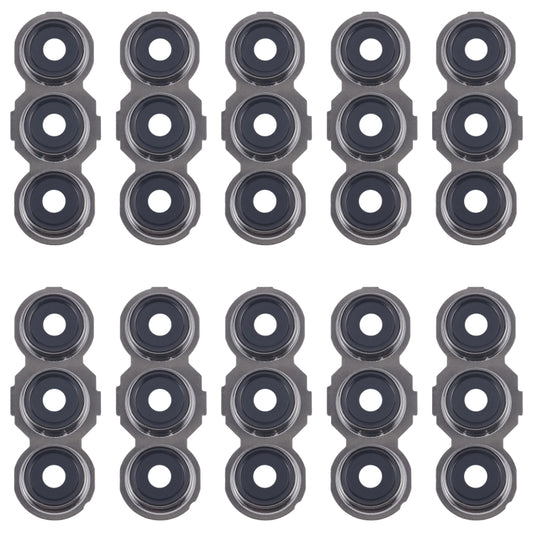 For Samsung Galaxy F55 SM-E556B 10pcs Rear Camera Lens Cover(Black) by buy2fix