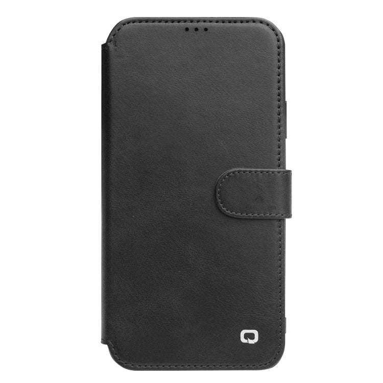 For iPhone 11 Pro Max QIALINO Business Magnetic Buckle Horizontal Flip Leather Case with Card Slots(Black) - iPhone 11 Pro Max Cases by QIALINO | Online Shopping UK | buy2fix