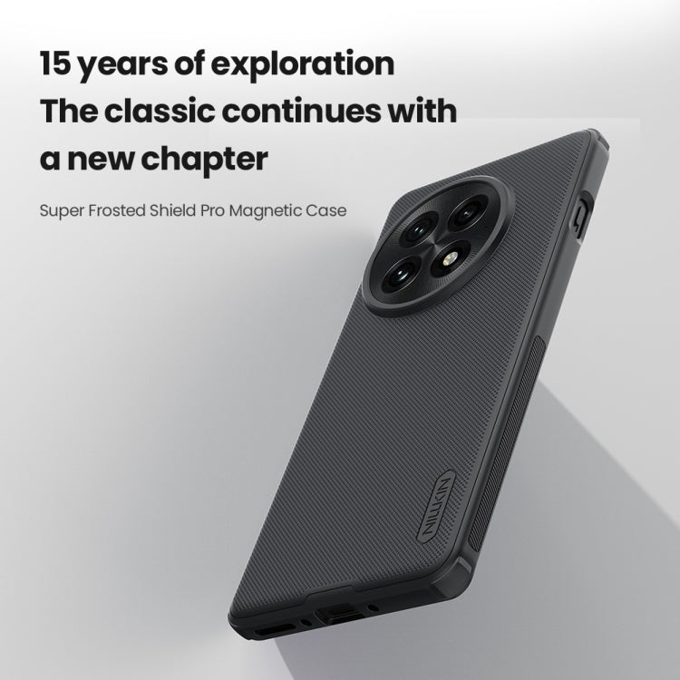 For OnePlus 13 NILLKIN Frosted Shield Pro Magnetic Magsafe Phone Case(Black) by NILLKIN