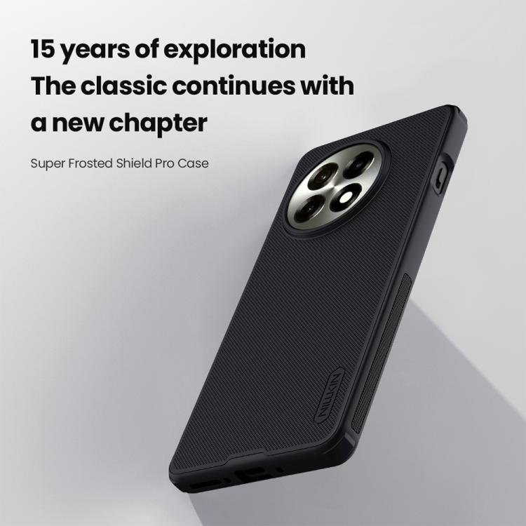 For OnePlus Ace 5 / 13R NILLKIN Frosted Shield Pro PC + TPU Phone Case(Black) - Ace 5 Cases by NILLKIN | Online Shopping UK | buy2fix