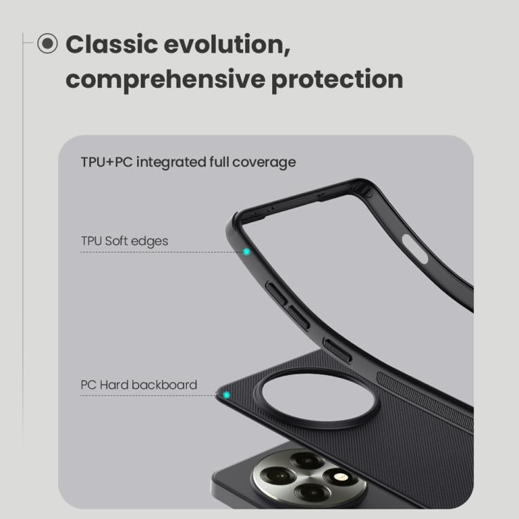 For OnePlus Ace 5 / 13R NILLKIN Frosted Shield Pro PC + TPU Phone Case(Black) - Ace 5 Cases by NILLKIN | Online Shopping UK | buy2fix