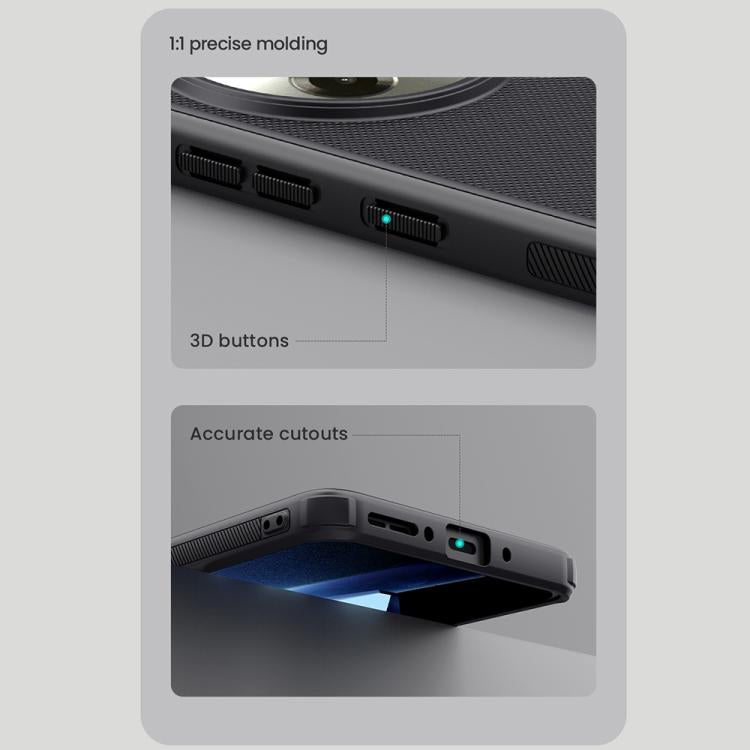 For OnePlus Ace 5 / 13R NILLKIN Frosted Shield Pro PC + TPU Phone Case(Black) - Ace 5 Cases by NILLKIN | Online Shopping UK | buy2fix