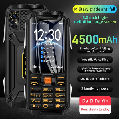 Q9-1 4G Elder Keypad Rugged Phone, 3.5 inch, 4500mAh, 21 Keys, SOS, FM, Network: 4G, Dual SIM(Black) - Others by buy2fix | Online Shopping UK | buy2fix