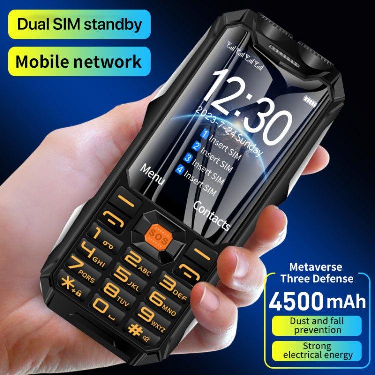 Q9-1 4G Elder Keypad Rugged Phone, 3.5 inch, 4500mAh, 21 Keys, SOS, FM, Network: 4G, Dual SIM(Black) - Others by buy2fix | Online Shopping UK | buy2fix