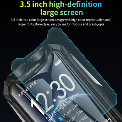 Q9-1 4G Elder Keypad Rugged Phone, 3.5 inch, 4500mAh, 21 Keys, SOS, FM, Network: 4G, Dual SIM(Green) - Others by buy2fix | Online Shopping UK | buy2fix