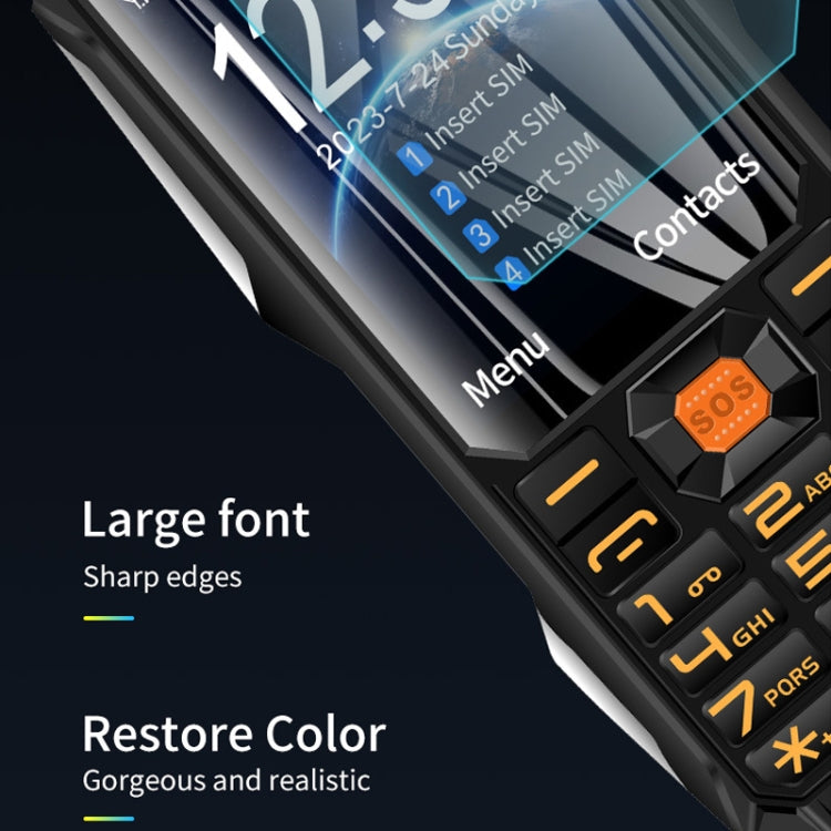 Q9-1 4G Elder Keypad Rugged Phone, 3.5 inch, 4500mAh, 21 Keys, SOS, FM, Network: 4G, Dual SIM(Black) - Others by buy2fix | Online Shopping UK | buy2fix