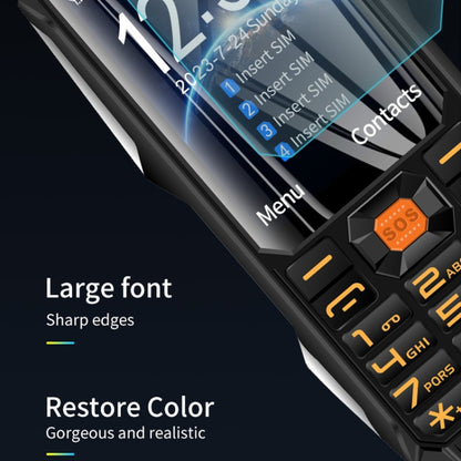 Q9-1 4G Elder Keypad Rugged Phone, 3.5 inch, 4500mAh, 21 Keys, SOS, FM, Network: 4G, Dual SIM(Black) - Others by buy2fix | Online Shopping UK | buy2fix