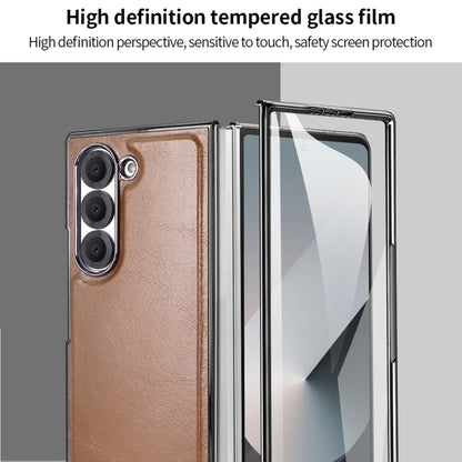 For Samsung Galaxy Z Fold5 VIETAO Integrated MagSafe PU Phone Case(Black) - Galaxy Z Fold5 Cases by VIETAO | Online Shopping UK | buy2fix