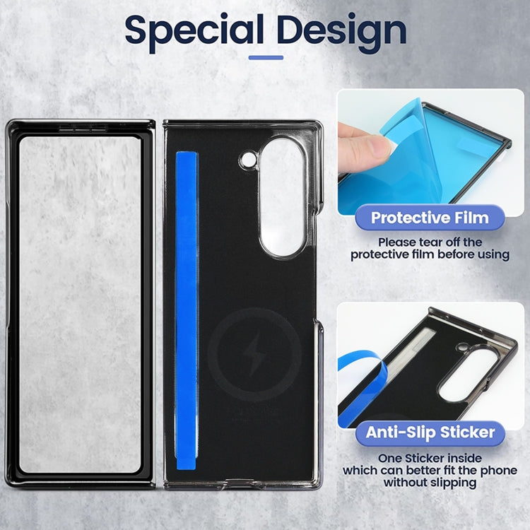 For Samsung Galaxy Z Fold5 VIETAO Integrated MagSafe PU Phone Case(Green) - Galaxy Z Fold5 Cases by VIETAO | Online Shopping UK | buy2fix