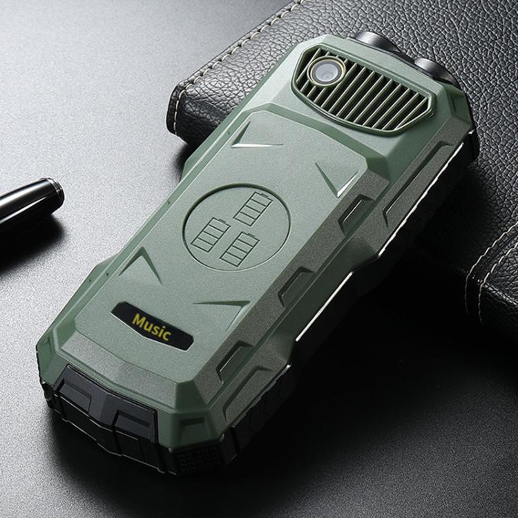 Q7+ 4G Elder Keypad Rugged Phone, 1.77 inch, 16800mAh, 21 Keys,  SOS, FM, Network: 4G, Dual SIM(Green) - Others by buy2fix | Online Shopping UK | buy2fix