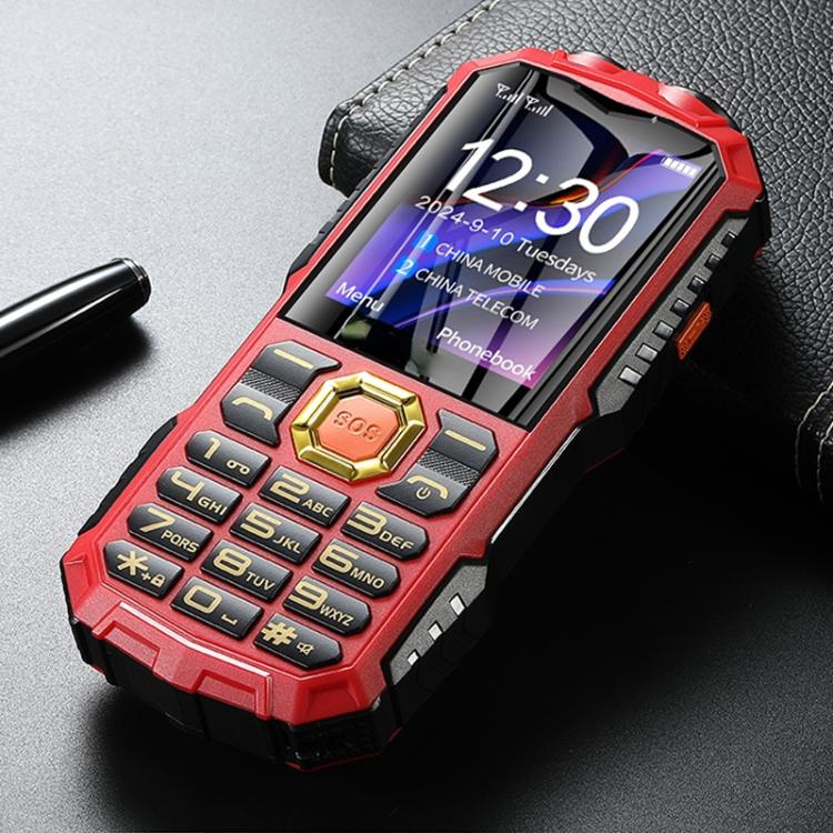 Q7+ 4G Elder Keypad Rugged Phone, 1.77 inch, 16800mAh, 21 Keys,  SOS, FM, Network: 4G, Dual SIM(Red) - Others by buy2fix | Online Shopping UK | buy2fix
