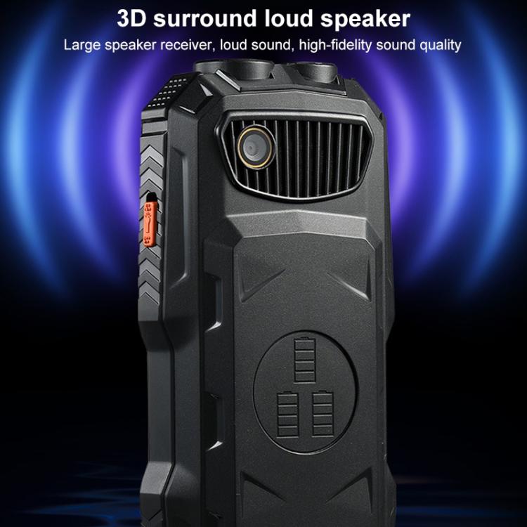 Q7+ 4G Elder Keypad Rugged Phone, 1.77 inch, 16800mAh, 21 Keys,  SOS, FM, Network: 4G, Dual SIM(Black) - Others by buy2fix | Online Shopping UK | buy2fix