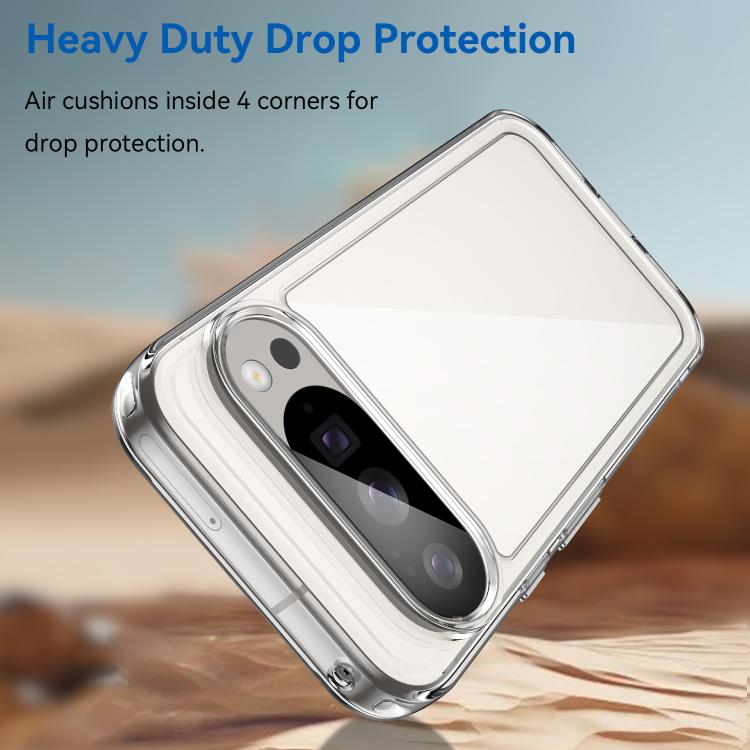 For Google Pixel 10 Pro Colorful Series Acrylic Hybrid TPU Phone Case(Transparent) - Google Cases by buy2fix | Online Shopping UK | buy2fix