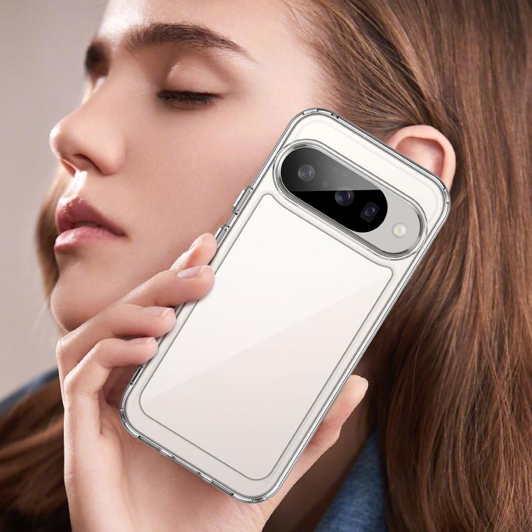 For Google Pixel 10 Colorful Series Acrylic Hybrid TPU Phone Case(Transparent) - Google Cases by buy2fix | Online Shopping UK | buy2fix