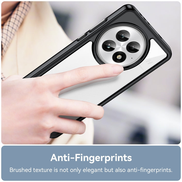 For OnePlus 13 Colorful Series Acrylic Hybrid TPU Phone Case(Black) by buy2fix