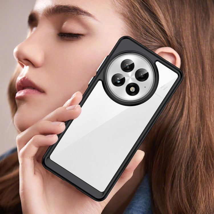 For OnePlus 13 Colorful Series Acrylic Hybrid TPU Phone Case(Black) by buy2fix