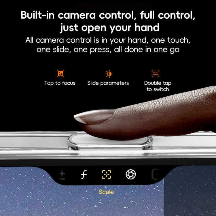 For iPhone 16 Plus Fine Hole 360 Degree Rotating Holder MagSafe Phone Case(Transparent) - iPhone 16 Plus Cases by buy2fix | Online Shopping UK | buy2fix