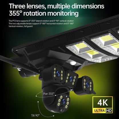 XA Series Solar WiFi Version Monitoring Street Light Outdoor HD Camera, Memory:128GB SD Card - Waterproof Camera by buy2fix | Online Shopping UK | buy2fix