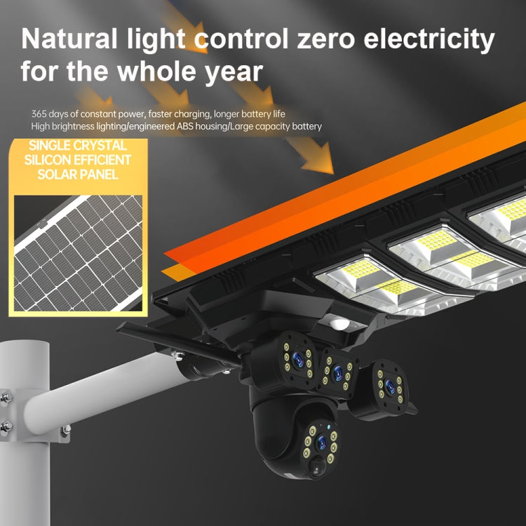 XA Series Solar 4G Version Monitoring Street Light Outdoor HD Camera, Memory:64GB SD Card - Waterproof Camera by buy2fix | Online Shopping UK | buy2fix