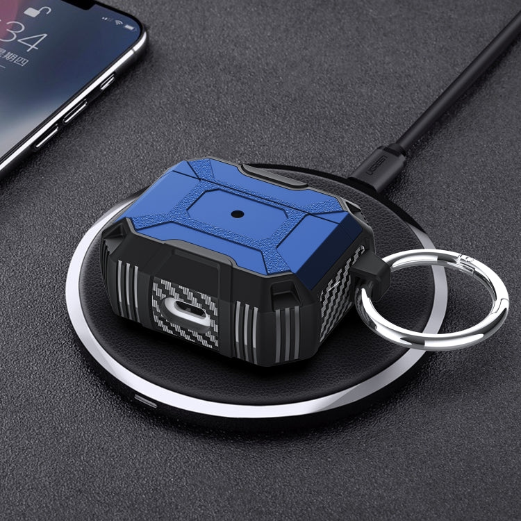 For AirPods 4 Battle Armor Four-corner Shockproof Earphone Protective Case(Silver) by buy2fix