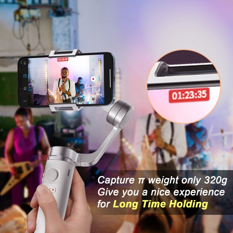 FUNSNAP Capture π Aluminum Alloy Arm 3-Axis Handheld Phone Gimbal, Combo Version(Grey) - Handheld Gimbals by FUNSNAP | Online Shopping UK | buy2fix