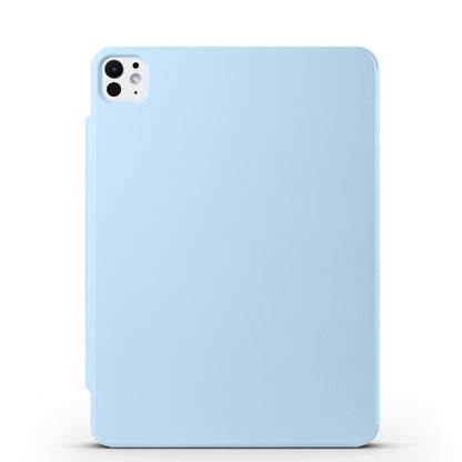 For iPad Pro 13 2024 Fixed Buckle Magnetic Deformation Leather Tablet Case(Ice Blue) - iPad Pro 13 2024 Cases by buy2fix | Online Shopping UK | buy2fix