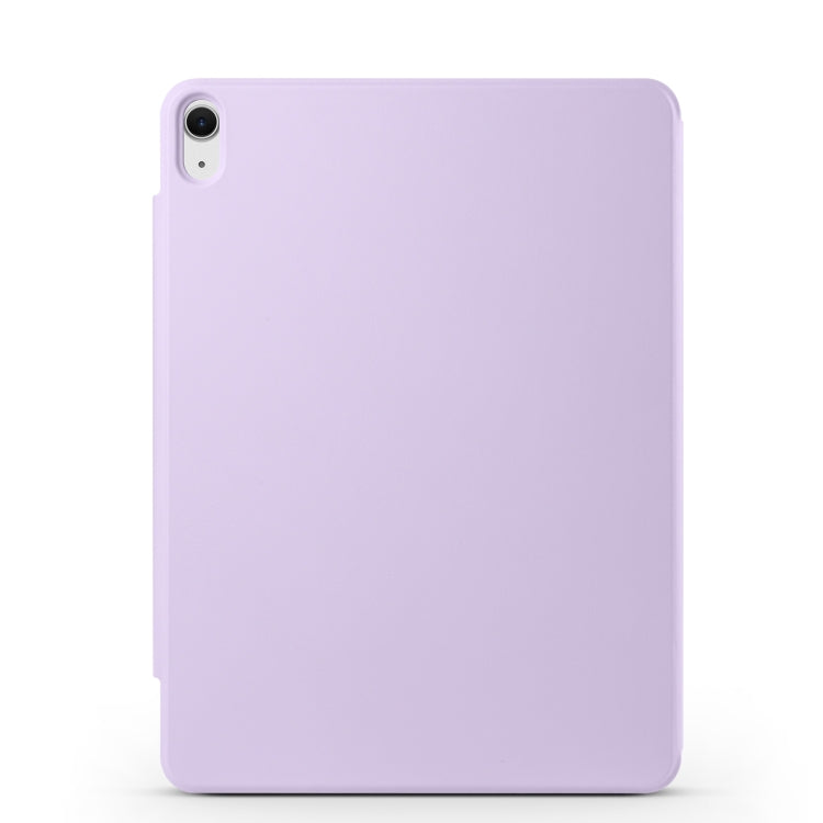 For iPad Air 11 2025 / 2024 / 10.9 2022 Fixed Buckle Magnetic Deformation Leather Tablet Case(Purple) - iPad Air 11 2025 / 2024 Cases by buy2fix | Online Shopping UK | buy2fix