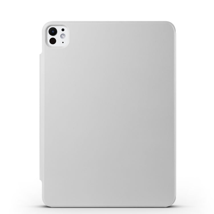For iPad Pro 11 2022 / 2021 / 2020 Fixed Buckle Magnetic Deformation Leather Tablet Case(Grey) - iPad Pro 11 (2022/2021) Cases by buy2fix | Online Shopping UK | buy2fix