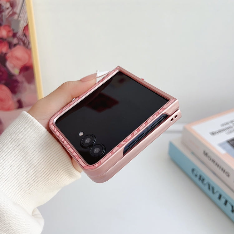 For Motorola Razr 50 / 50 Ultra 3D Camellia Plaid Fabric DIY PC Phone Case(White) by buy2fix