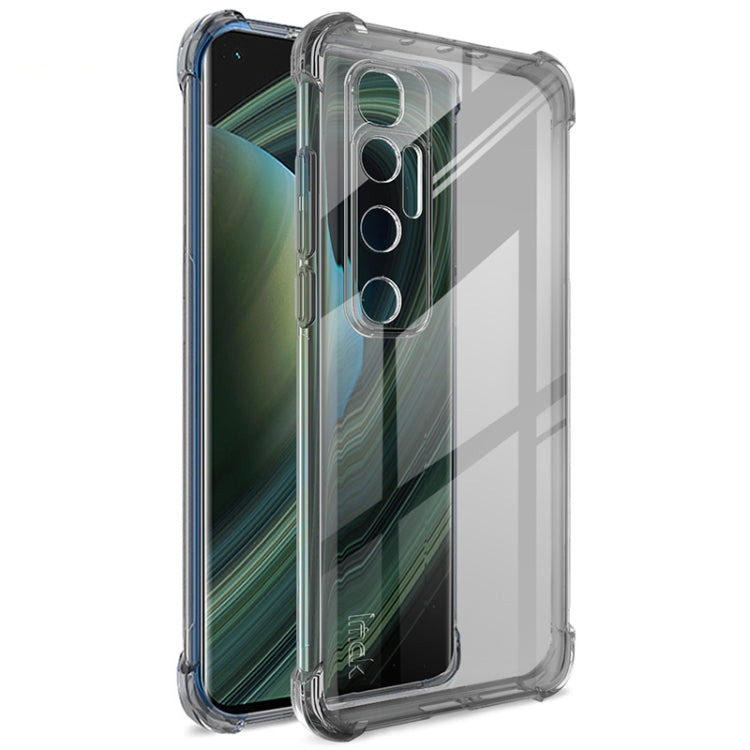 For Xiaomi Mi 10 Ultra IMAK All-inclusive Shockproof Airbag TPU Case + Screen Stickers(Transparent Black) - Xiaomi Cases by imak | Online Shopping UK | buy2fix