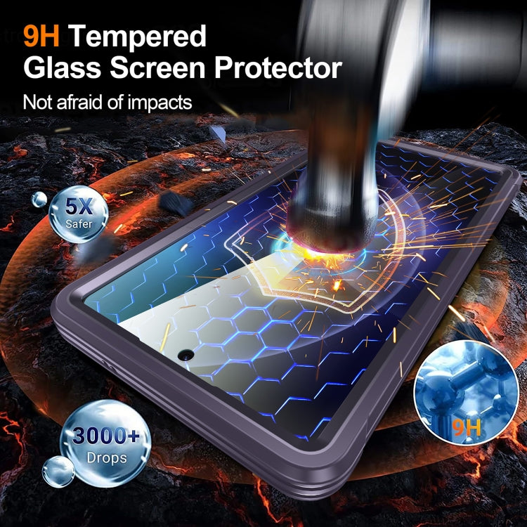 For Samsung Galaxy S25 Ultra 5G RedPepper Tempered Glass MagSafe Phone Case(Purple) by RedPepper