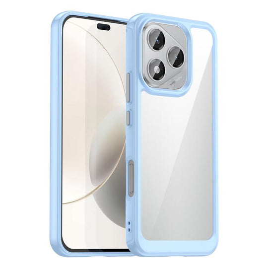 For Honor 400 Lite Global Colorful Series Acrylic Hybrid TPU Phone Case(Blue)