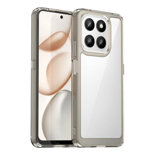 For Honor 400 Smart 5G Colorful Series Acrylic Hybrid TPU Phone Case(Transparent Grey)