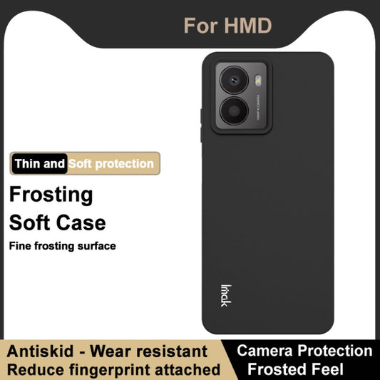 For HMD Fusion 5G IMAK UC-3 Series Shockproof Frosted TPU Phone Case(Black) by imak