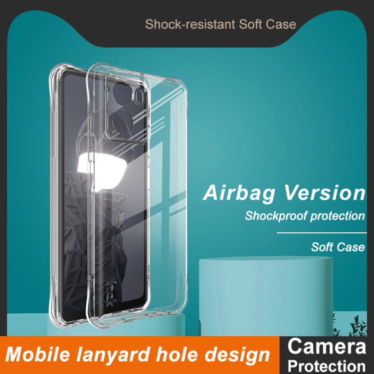 For HMD Fusion 5G imak Shockproof Airbag TPU Phone Case(Transparent) by imak