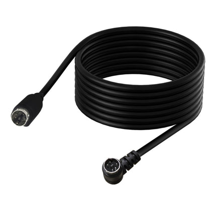 Mini DIN 5 Pin Core Audio / Video Cable, Length:0.5m(Straight to Elbow) - Cables by buy2fix | Online Shopping UK | buy2fix
